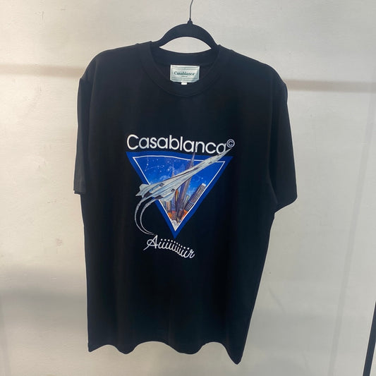 Casablanca Aiiiir Print OrganicCotton T-Shirt