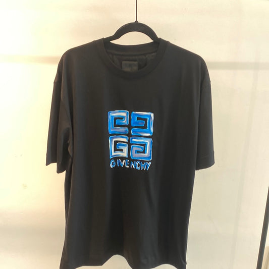 Givenchy Label Oversized T-Shirt Black