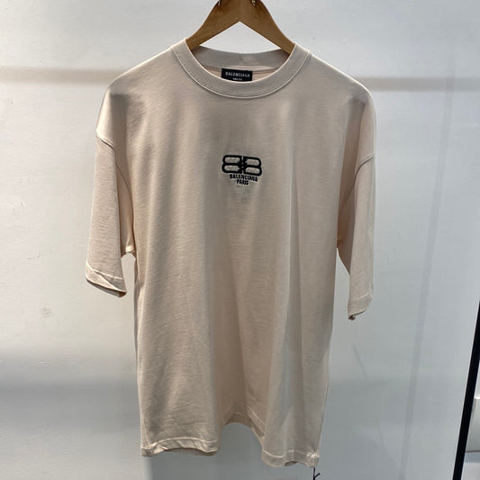 Balenciaga BB Paris Icon Oversized T-Shirt BEIGE